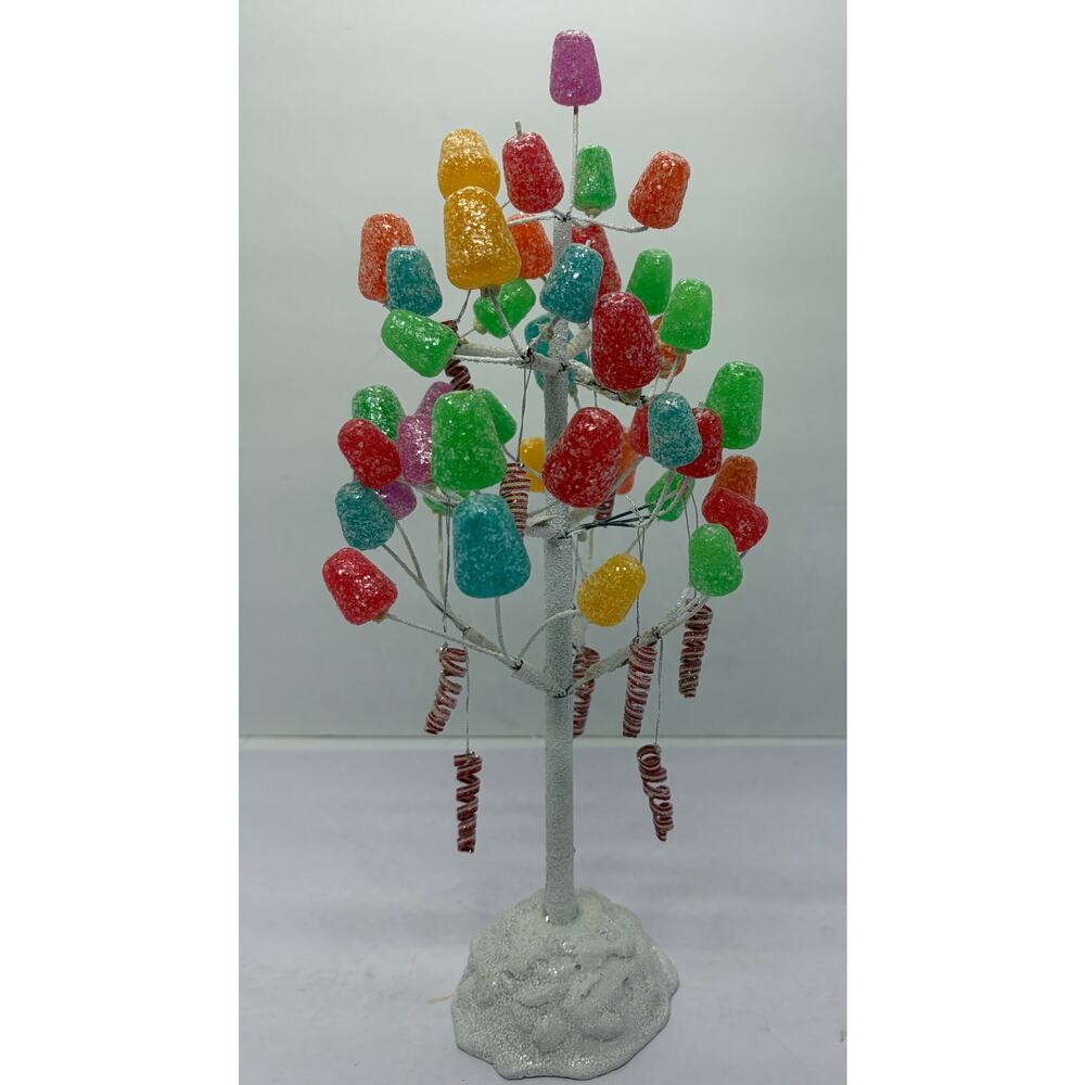 Rare Vintage Hallmark Sugar and Spice Gumdrop and Candy Ribbon Decorative Tree